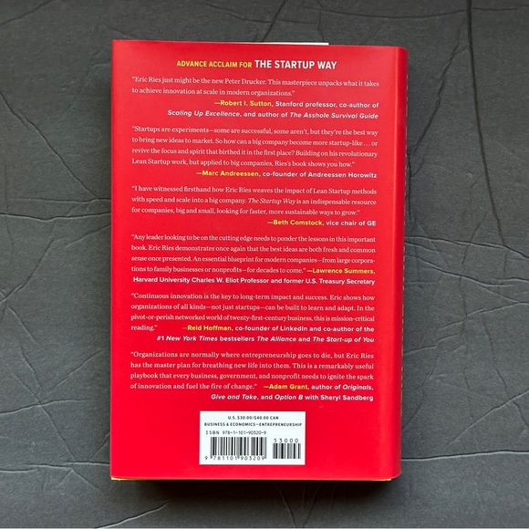 The Startup Way by Eric Ries | Business, Management | Hardcover Book - Picture 2 of 11